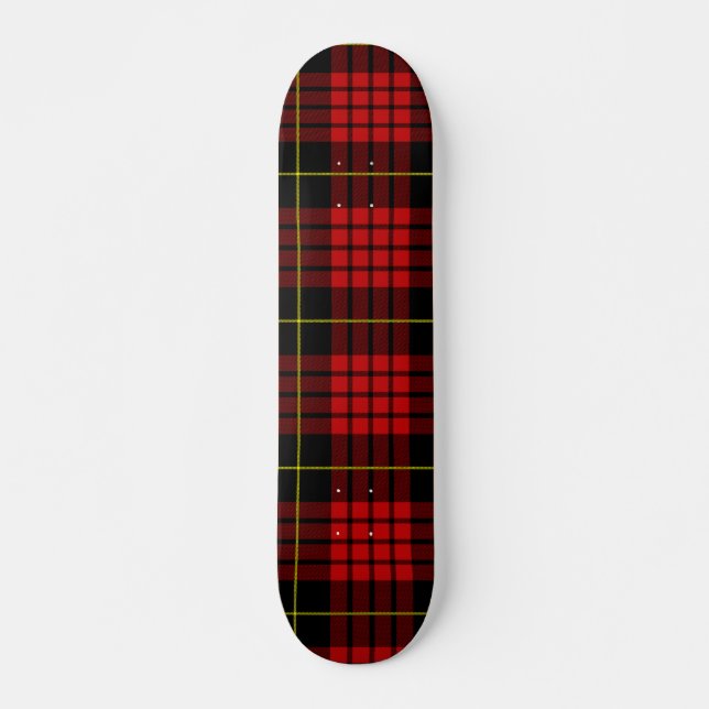 Red Tartan Skateboard (Framsida)