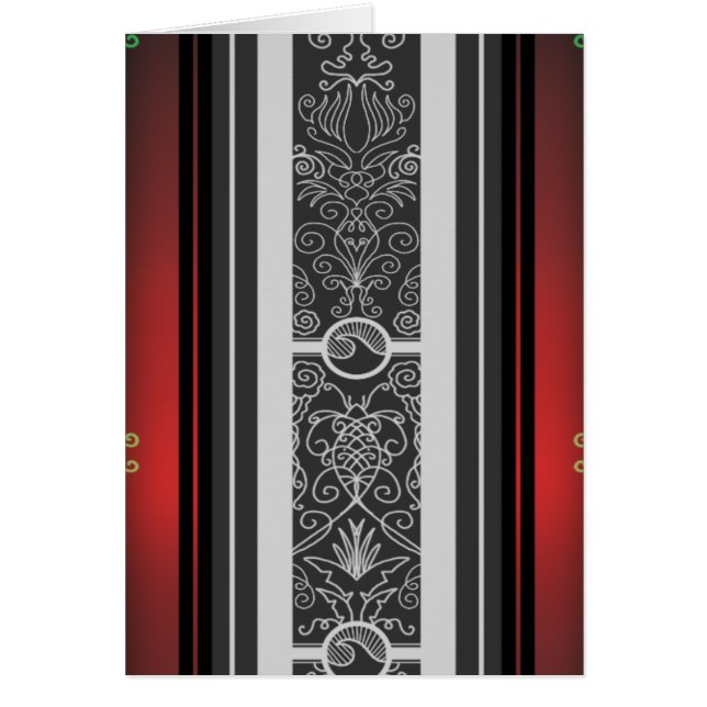 Red Tattoo-Surfa Hälsningskort (Framsidan)