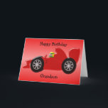 Red Tävla Car Personlig Grandson Birthday Kort<br><div class="desc">Bildesign med röd tävla för hälsningskort för barnbarn. Anpassa det här födelsedagskortet med valfri text och skriv sedan ut det och skicka det till dig eller ladda ned det direkt till din mobila enhet. Om du behöver hjälp med att anpassa kontaktar du oss genom länken på den här sidan. personlig...</div>
