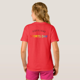 Red Team Cheer stand,lead Squad - idrottsdagen T Shirt