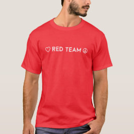 Red Team Shirt i färg Krig T Shirt