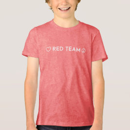 Red Team Shirt i färg Krig T Shirt