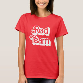 Red Team Shirt i färg Krig T Shirt