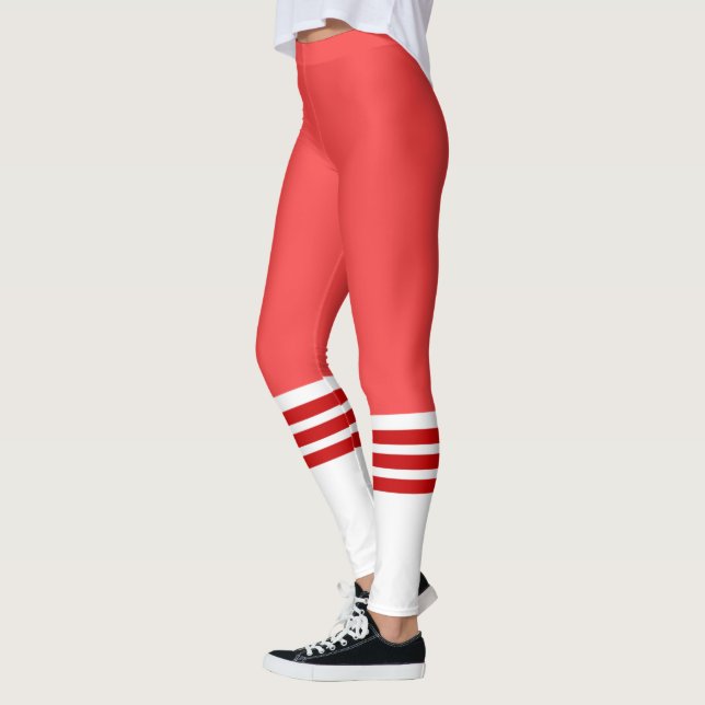 Red Team Tube Sock Leggings (Vänster)