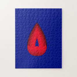 Red Tear Drop Pussel