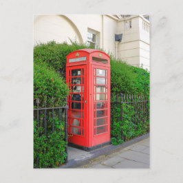 Red Telphone Box, Belgravia, London Postcard Vykort