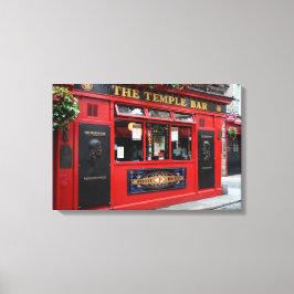 Red Temple Pub pub i Dublin canvas