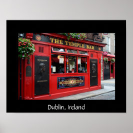 Red Temple Pub pub i Dublin poster