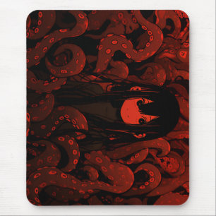 Red Tentacle Horror Anime Girl Musmatta