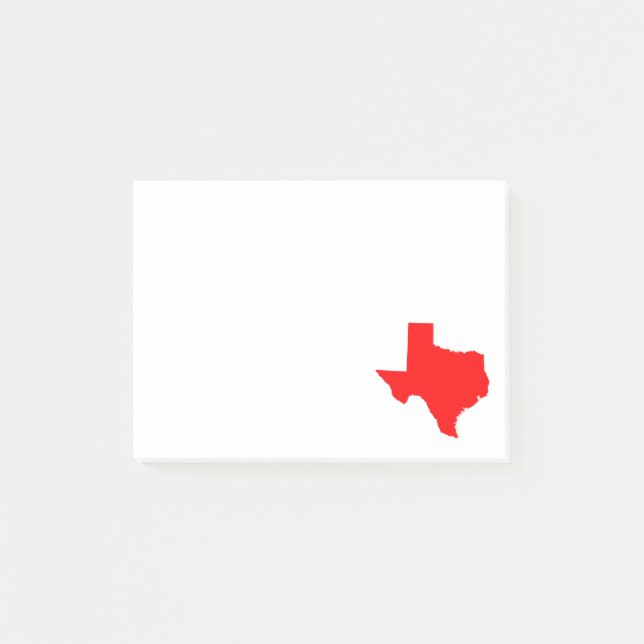 Red Texas Post-it Block (Framsida)