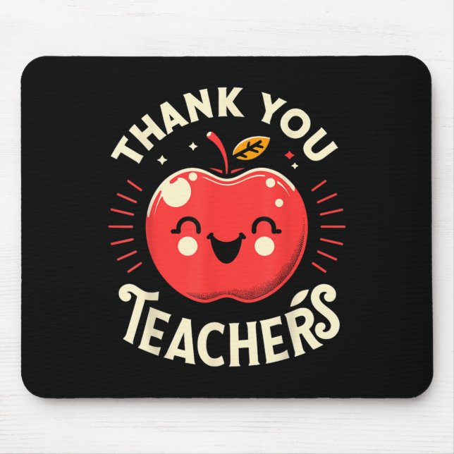 Red Thank You Teachers Motivational Appreciation F Musmatta (Framsidan)