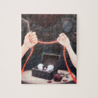 Red Thread of Fate Gothic Fantasy Mystery Jigsaw Pussel