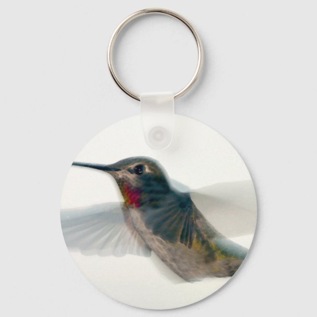 Red-Throated Hummingbird Nyckelring (Framsida)