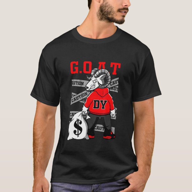 Red Thunder 4s Tee to Match Money Streetwear 4 Red (Framsida)