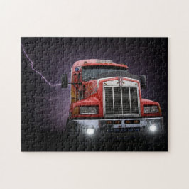 Red Thunder KW Big Rig 18 Wheeler Pussel