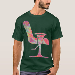 Red Tie Dye Salon Ordförande T Shirt