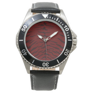 Red Tiger Digital Print Armbandsur