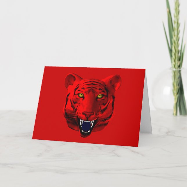 Red Tiger Helgkort (Framsida)