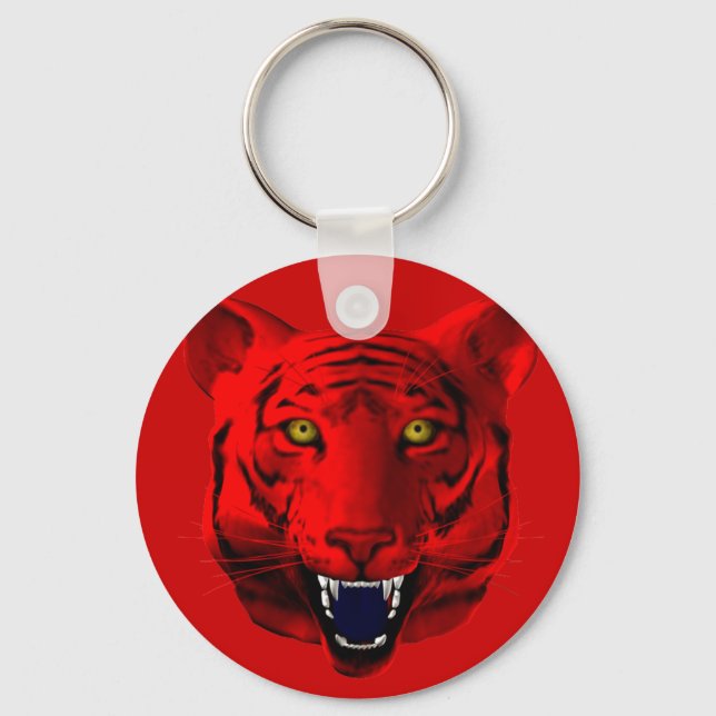 Red Tiger Nyckelring (Framsida)
