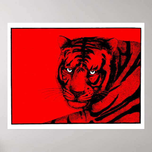 RED TIGER POSTER (Framsidan)