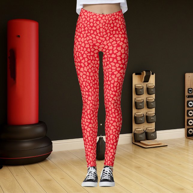 Red Tiger Print Leggings (Skapare uppladdad)