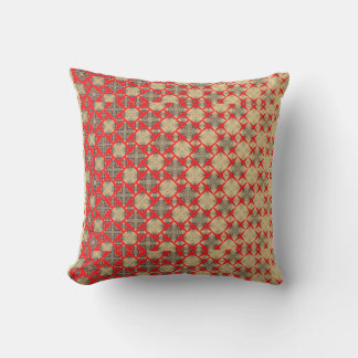 Red till Beige Dekorativ kudde