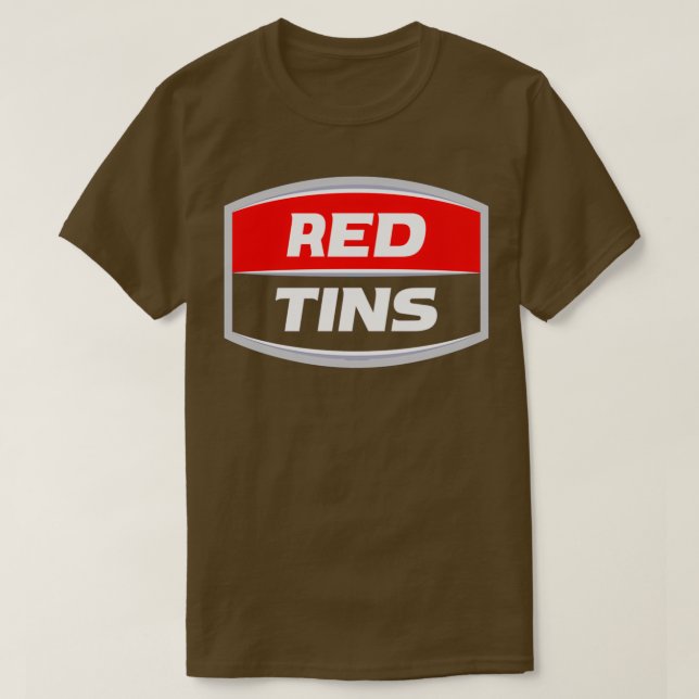 Red Tins Väster End BeerTShirt T Shirt (Design framsida)