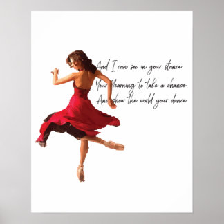 Red Tiny Dancer Series Poster