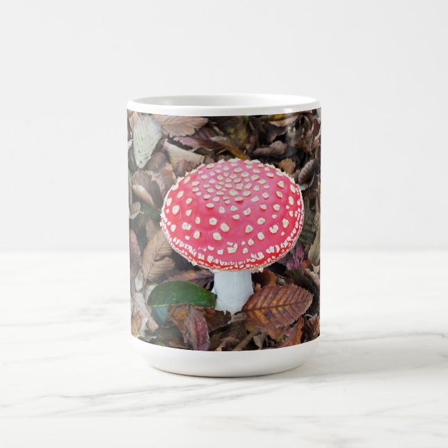 Red toadstool Amanita muscaria Kaffemugg (Center)