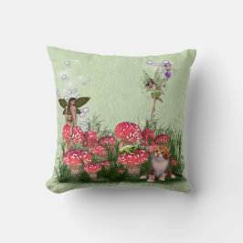 Red toadstool & Fantasy Fairytale Stories Kudde
