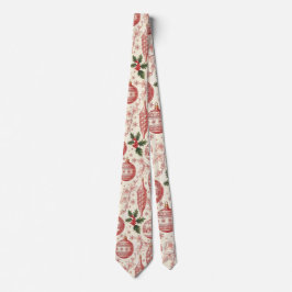 Red Toile Chinoiserie Christmas Ornaments Slips