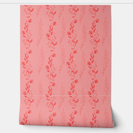 Red Toile Inspired Tapet