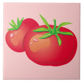 Red Tomato Decorative Kitchen Tile Kakelplatta