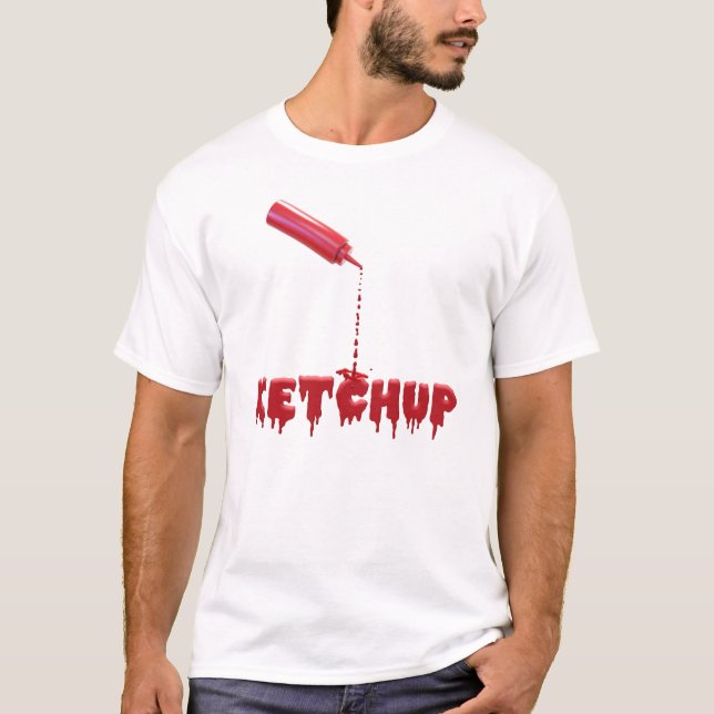 Red Tomato Ketchup T Shirt (Framsida)