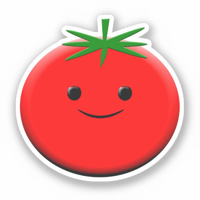 Red Tomato Klistermärken (Framsida)