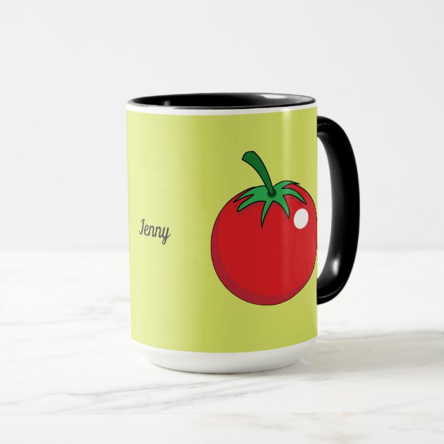 Red Tomato | Lägg till namn eller text Mugg (Framsida höger)
