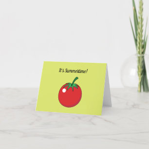 Red Tomato Lägg till text Tack Kort