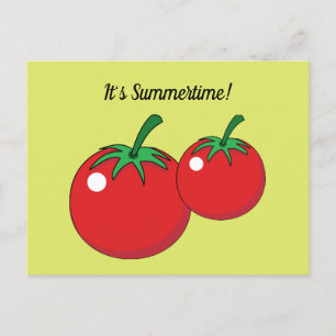 Red Tomato Lägg till text Vykort