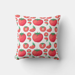 Red Tomato Mönster Cute So Funny Kudde