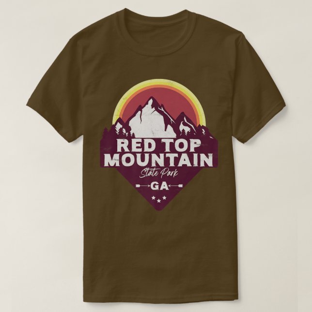 Red Top Mountain State Park Georgia North Mountain T Shirt (Design framsida)