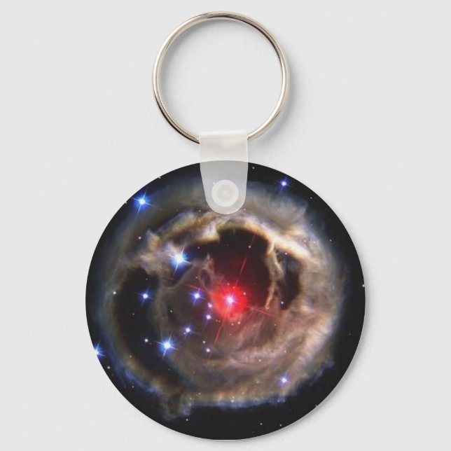 Red Toppen Giant Star Keychain Nyckelring (Framsida)