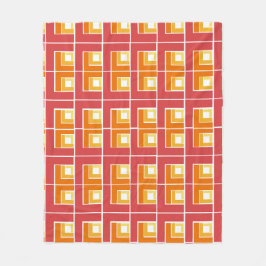 Red Topsy Turvy Fleecefilt