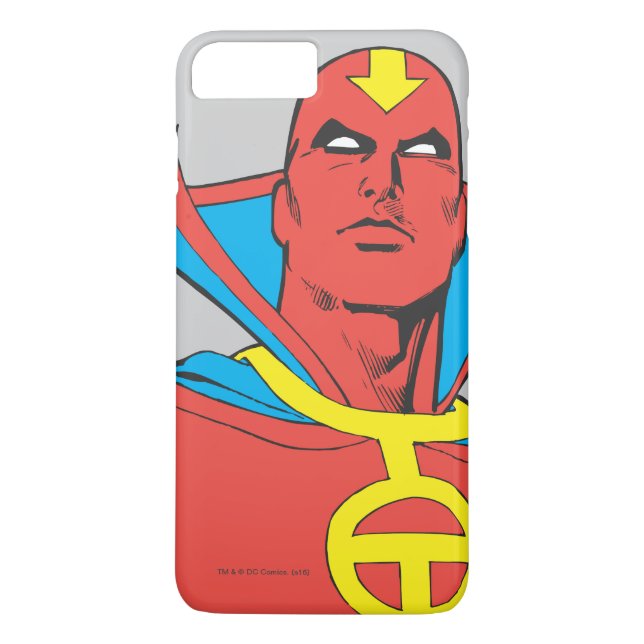 Red Tornado bakom Cityscape Case-Mate iPhone Skal (Baksida)