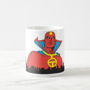 Red Tornado bakom Cityscape Kaffemugg