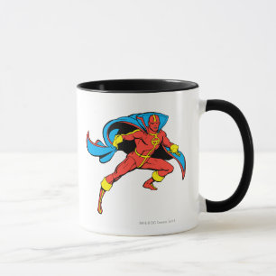 Red Tornado Cape Pose Mugg