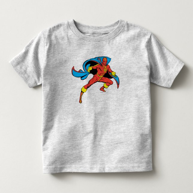 Red Tornado Cape Pose T-shirt (Framsida)