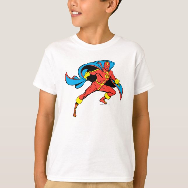 Red Tornado Cape Pose T-shirt (Framsida)