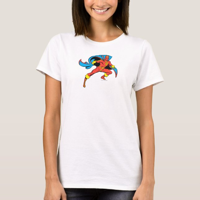 Red Tornado Cape Pose Tee Shirt (Framsida)