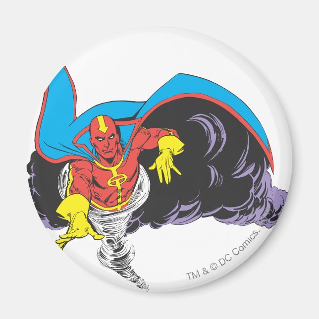 Red Tornado Emerges Magnet (Framsidan)