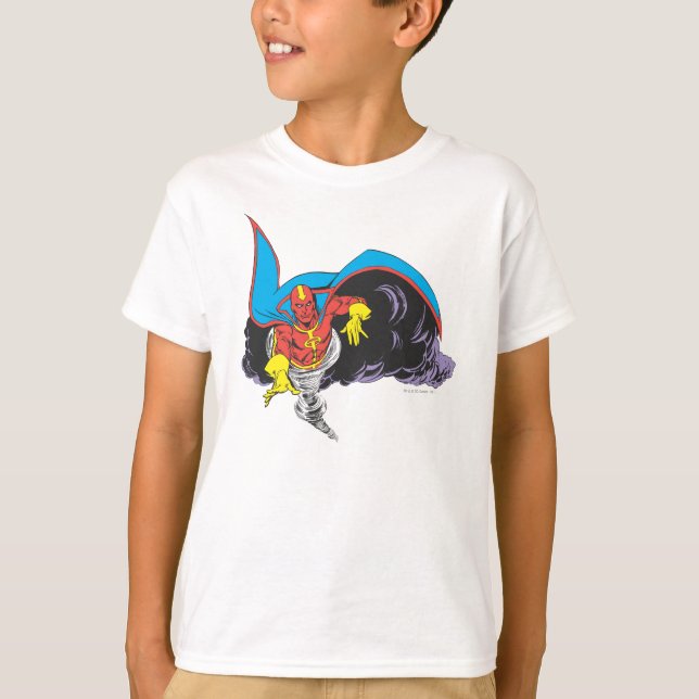 Red Tornado Emerges Tee Shirt (Framsida)